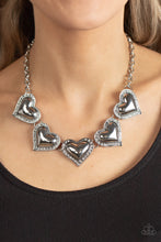 Load image into Gallery viewer, Kindred Hearts - White Heart Necklace - Sabrinas Bling Collection