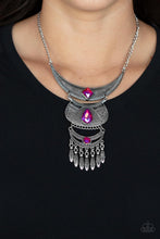 Load image into Gallery viewer, Lunar Enchantment - Pink Oil Spill Necklace - Sabrina&#39;s Bling Collection