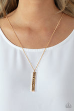 Load image into Gallery viewer, Matt 7:7 - Gold Verse Necklace - Sabrinas Bling Collection