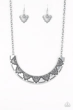 Load image into Gallery viewer, Persian Pharaoh - Silver Necklace - Sabrina&#39;s Bling Collection