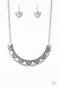 Persian Pharaoh - Silver Necklace - Sabrina's Bling Collection