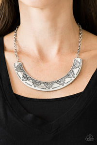 Persian Pharaoh - Silver Necklace - Sabrina's Bling Collection