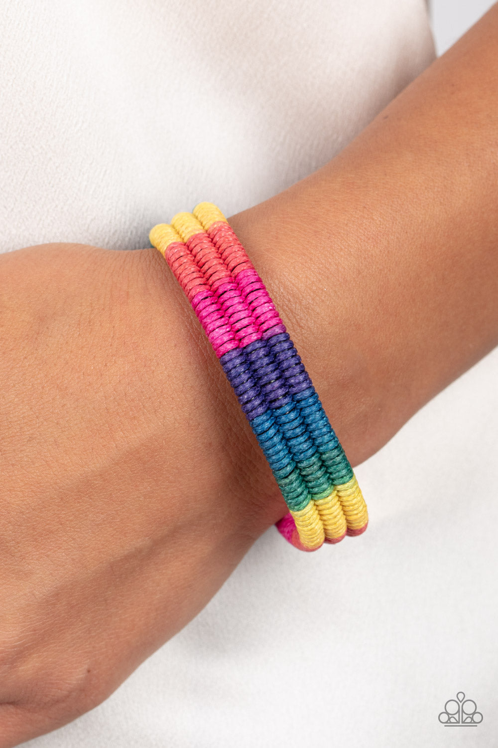 Rainbow Renegade - Multi Bracelet - Sabrina's Bling Collection