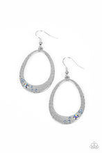 Load image into Gallery viewer, Seafoam Shimmer - Blue Iridescent Earrings - Sabrinas Bling Collection