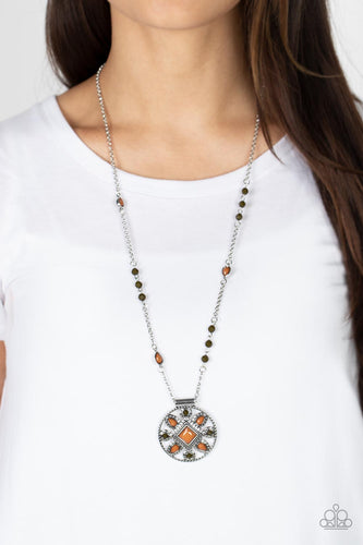 Sierra Showroom - Brown Tribal Necklace - Sabrina's Bling Collection