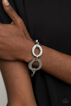 Load image into Gallery viewer, STEEL The Show - Silver Bracelet - Sabrina&#39;s Bling Collection
