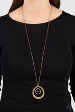 Load image into Gallery viewer, Tasteful Teardrops - Brass &amp; Oil Spill Necklace - Sabrina&#39;s Bling Collection