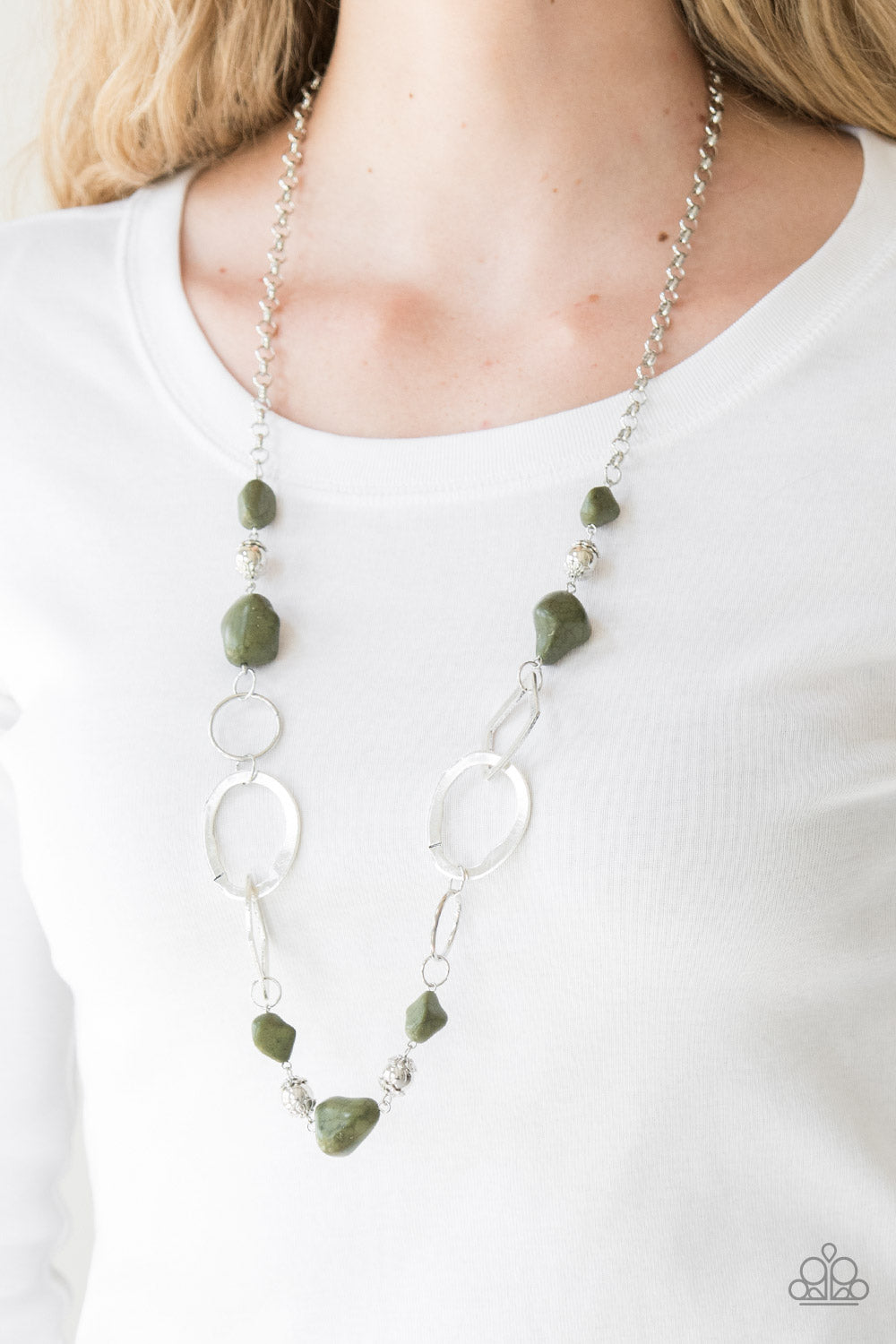 Thats TERRA-ific! - Green Necklace - Sabrina's Bling Collection