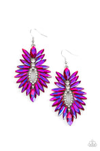 Load image into Gallery viewer, Turn up the Luxe - Pink Iridescent Rhinestone Earrings - Sabrina&#39;s Bling Collection