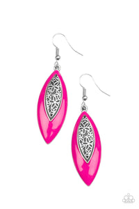 Venetian Vanity - Pink Earrings - Sabrina's Bling Collection