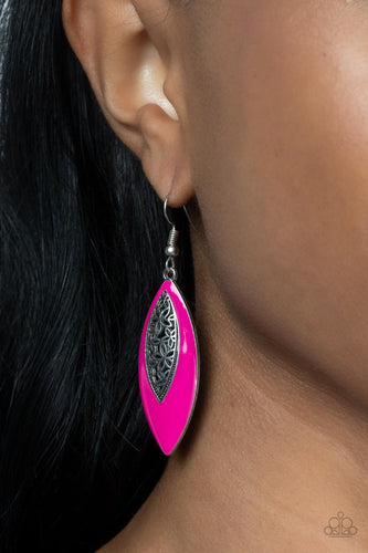 Venetian Vanity - Pink Earrings - Sabrina's Bling Collection