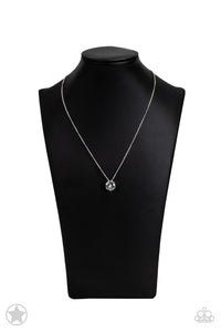 What A Gem - White Rhinestone Blockbuster Necklace - Sabrina's Bling Collection