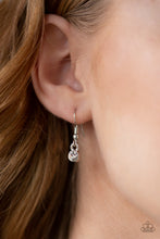Load image into Gallery viewer, Diva In Diamonds - White Earrings Paparazzi Accessories - Sabrina&#39;s Bling Collection