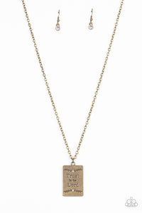 All About Trust - Brass "Trust In The Lord" Necklace - Sabrinas Bling Collection