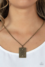 Load image into Gallery viewer, All About Trust - Brass &quot;Trust In The Lord&quot; Necklace - Sabrinas Bling Collection