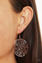 Load image into Gallery viewer, Autumn Harvest - Copper Leaf Earrings - Sabrina&#39;s Bling Collection