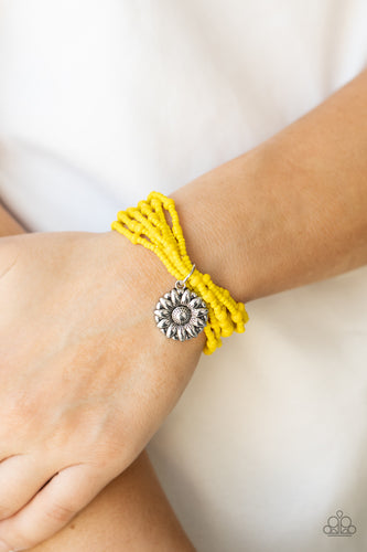 Badlands Botany - Yellow Bracelet - Sabrina's Bling Collection