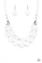 Load image into Gallery viewer, Beach Day Demure - White Necklace - Sabrina&#39;s Bling Collection