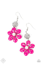 Load image into Gallery viewer, Bewitching Botany - Pink Flower Earrings - September 2022 Fashion Fix - Sabrinas Bling Collection