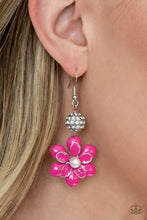 Load image into Gallery viewer, Bewitching Botany - Pink Flower Earrings - September 2022 Fashion Fix - Sabrinas Bling Collection