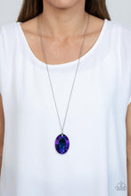 Load image into Gallery viewer, Celestial Essence - Blue Iridescent Necklace - Sabrinas Bling Collection