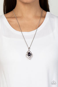 Dauntless Demure - Purple Necklace - Sabrinas Bling Collection