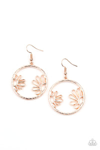 Demurely Daisy - Rose Gold Earrings - Sabrina's Bling Collection