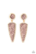 Load image into Gallery viewer, Druzy Desire - Gold Earrings - Sabrina&#39;s Bling Collection