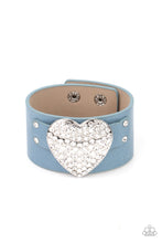 Load image into Gallery viewer, Flauntable Flirt - Blue Bracelet - Sabrina&#39;s Bling Collection