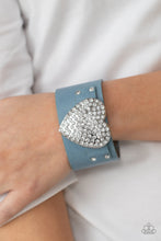 Load image into Gallery viewer, Flauntable Flirt - Blue Bracelet - Sabrina&#39;s Bling Collection