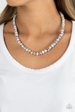 Load image into Gallery viewer, Gobstopper Glamour - White Necklace - Sabrina&#39;s Bling Collection