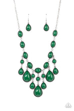 Load image into Gallery viewer, Mediterranean Mystery - Green Necklace - Sabrina&#39;s Bling Collection