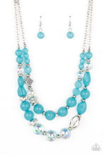 Load image into Gallery viewer, Mere Magic - Blue Necklace - Sabrina&#39;s Bling Collection