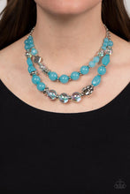 Load image into Gallery viewer, Mere Magic - Blue Necklace - Sabrina&#39;s Bling Collection