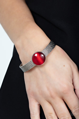 Mystical Magic - Red Cat's Eye Stone Bracelet - Sabrina's Bling Collection