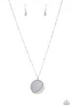 Load image into Gallery viewer, Oceanic Eclipse - Silver Necklace - Sabrina&#39;s Bling Collection