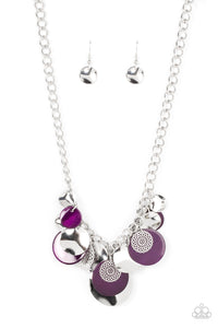 Oceanic Opera - Purple Necklace - Sabrina's Bling Collection