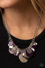 Load image into Gallery viewer, Oceanic Opera - Purple Necklace - Sabrina&#39;s Bling Collection