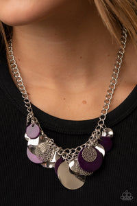 Oceanic Opera - Purple Necklace - Sabrina's Bling Collection