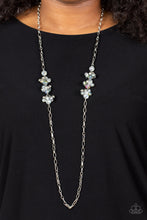 Load image into Gallery viewer, Poshly Parisian - Silver &amp; Iridescent Necklace - Sabrina&#39;s Bling Collection