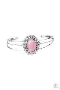 Prismatic Flower Patch - Pink Bracelet - Sabrina's Bling Collection