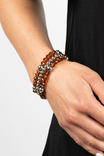 Load image into Gallery viewer, Prismatic Perceptions - Brown Bracelet - Sabrina&#39;s Bling Collection