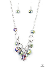 Load image into Gallery viewer, Rhinestone River - Multi Oil Spill Necklace - Sabrina&#39;s Bling Collection