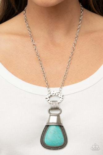 Rodeo Royale - Blue Turquoise Necklace - Sabrina's Bling Collection