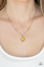 Load image into Gallery viewer, Romantic Rendezvous - Yellow Necklace - Sabrina&#39;s Bling Collection