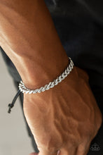 Load image into Gallery viewer, Throwdown - Silver Bracelet - Sabrina&#39;s Bling Collection