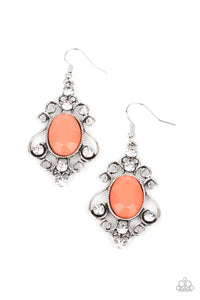 Tour de Fairytale - Orange Earrings - Sabrina's Bling Collection