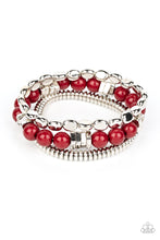 Load image into Gallery viewer, Tour de Tourist - Red Bracelet - Sabrina&#39;s Bling Collection