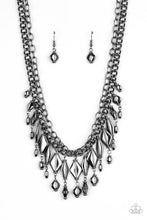 Load image into Gallery viewer, Trinket Trade - Black Gunmetal Necklace - Sabrina&#39;s Bling Collection