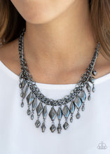 Load image into Gallery viewer, Trinket Trade - Black Gunmetal Necklace - Sabrina&#39;s Bling Collection